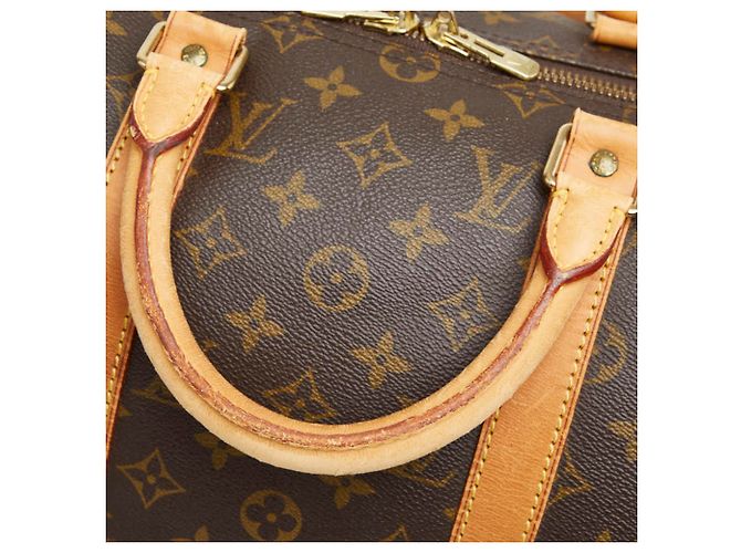 Borsa Boston Louis Vuitton Monogram Keepall 50 Marrone - vista 10