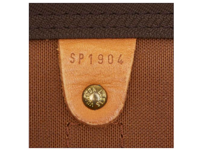 Borsa Boston Louis Vuitton Monogram Keepall 50 Marrone - vista 12