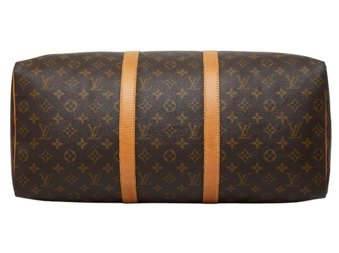 Borsa Boston Louis Vuitton Monogram Keepall 50 Marrone - vista 3