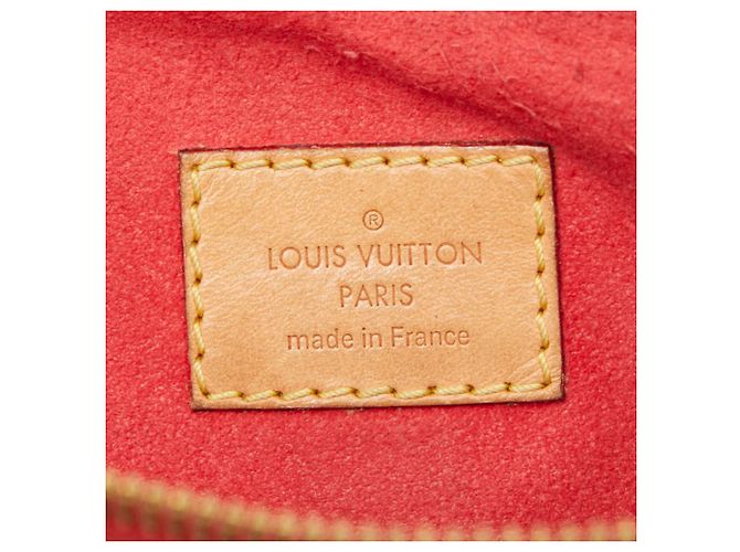 Borsa Louis Vuitton Monogram Pallas Marrone Rosso Fuschia - vista 12