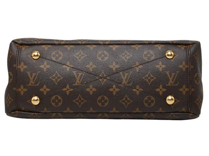 Borsa Louis Vuitton Monogram Pallas Marrone Rosso Fuschia - vista 3