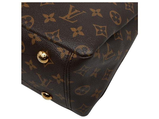Borsa Louis Vuitton Monogram Pallas Marrone Rosso Fuschia - vista 5