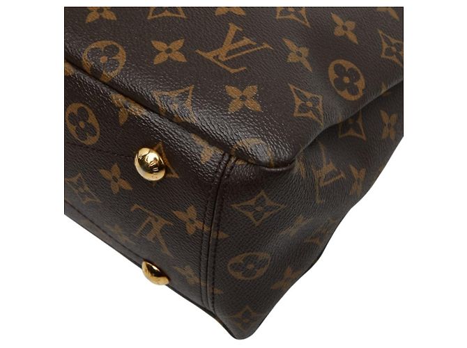 Borsa Louis Vuitton Monogram Pallas Marrone Rosso Fuschia - vista 6