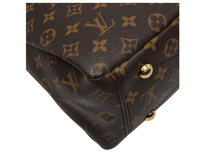 Borsa Louis Vuitton Monogram Pallas Marrone Rosso Fuschia - vista 7