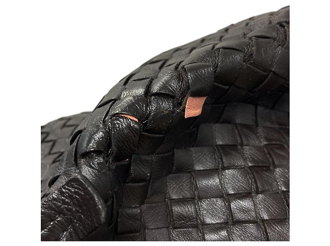 Borsa a tracolla Bottega Veneta Intrecciato Marrone scuro - vista 8