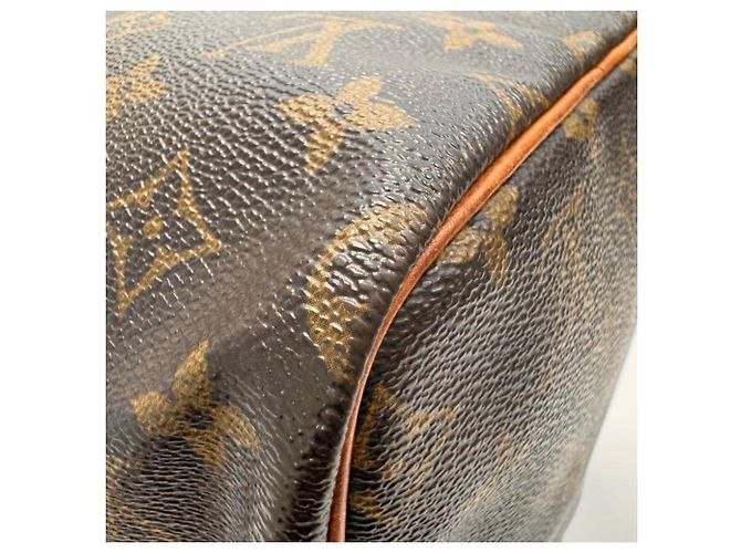 Borsa Louis Vuitton Monogram Speedy 30 Marrone Beige - vista 11