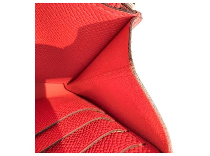 Hermès Cartera larga Hermes Constance en Flamingo Pink Rosa - vista 11