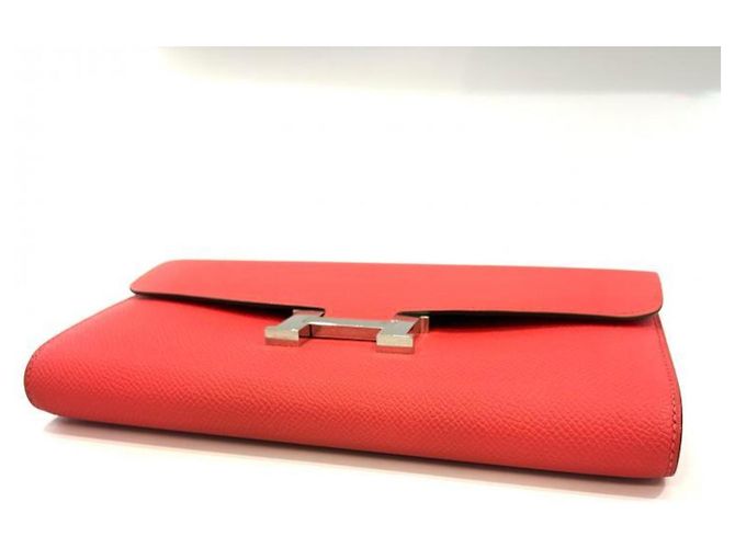 Hermès Cartera larga Hermes Constance en Flamingo Pink Rosa - vista 3