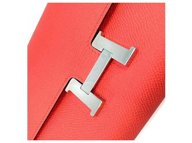 Hermès Cartera larga Hermes Constance en Flamingo Pink Rosa - vista 4