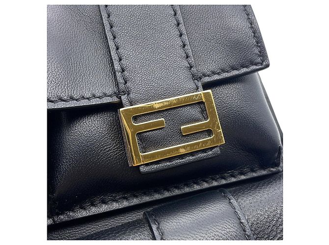Borsa Fendi Baguette in nero - vista 12