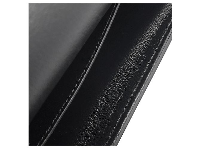 Céline Celine Maillon Triomphe Black Leather Shoulder Bag - view 14