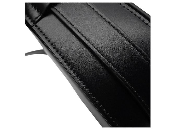 Céline Celine Maillon Triomphe Black Leather Shoulder Bag - view 15