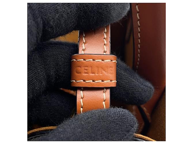 Céline Borsa cabas verticale mini Triomphe in pelle Celine - vista 12