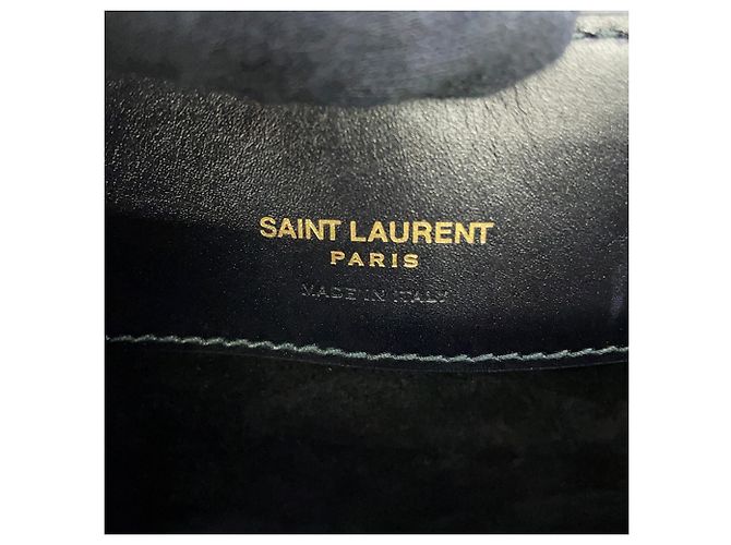 Mini borsa a secchiello Yves Saint Laurent Nero - vista 10
