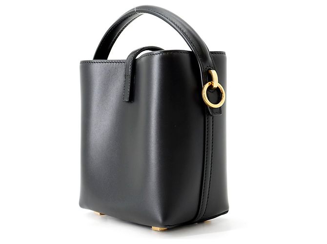 Mini borsa a secchiello Yves Saint Laurent Nero - vista 2