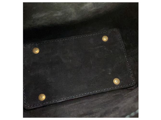 Mini borsa a secchiello Yves Saint Laurent Nero - vista 8