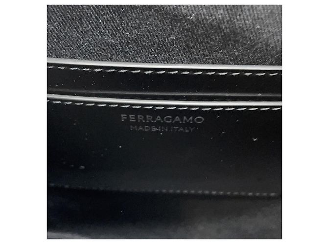 Borsa a mano nera Salvatore Ferragamo Nero - vista 13
