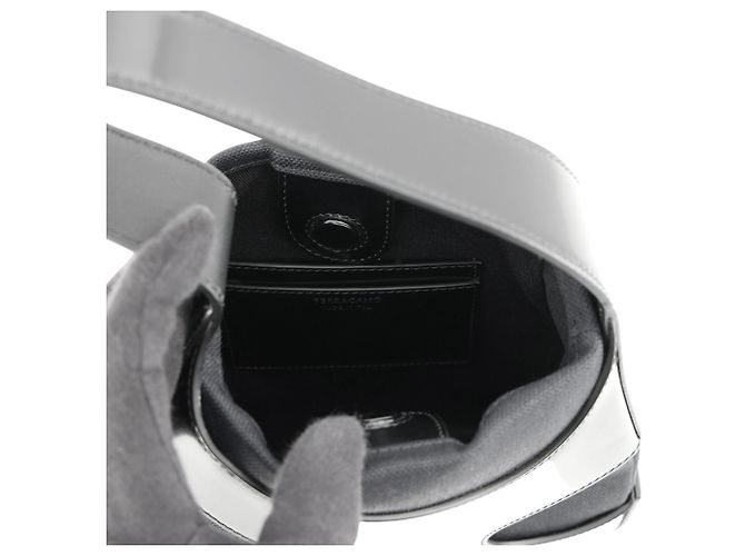 Borsa a mano nera Salvatore Ferragamo Nero - vista 5