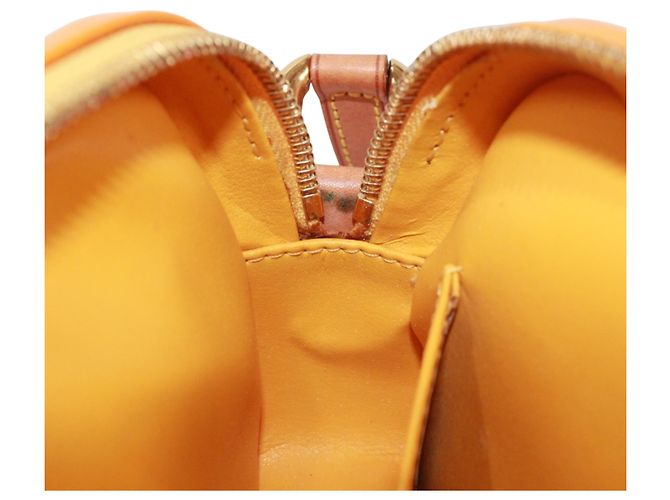Borsa a Spalla Louis Vuitton Christie MM Giallo - vista 10