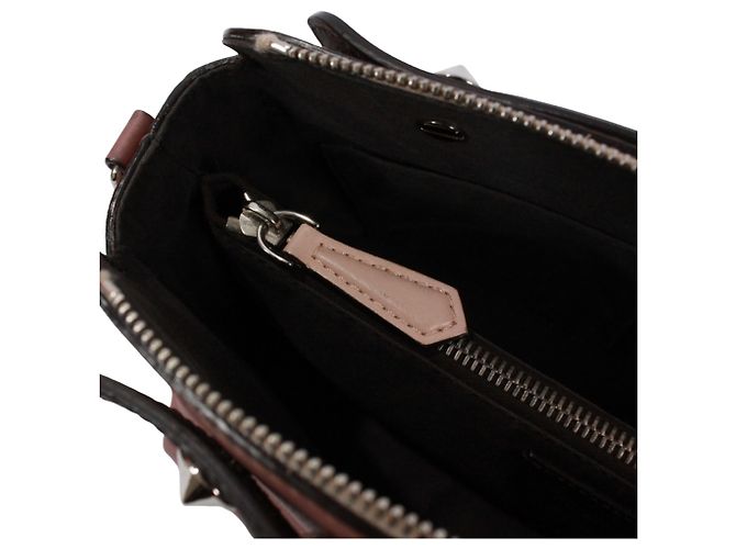 Borsa a Spalla Fendi By The Way Medium Nero Rosa Crudo - vista 14