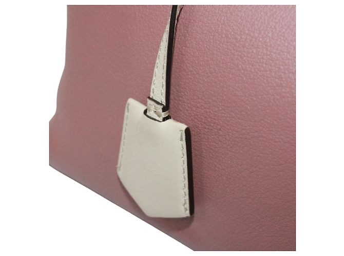 Borsa a Spalla Fendi By The Way Medium Nero Rosa Crudo - vista 17