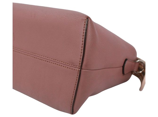 Borsa a Spalla Fendi By The Way Medium Nero Rosa Crudo - vista 5