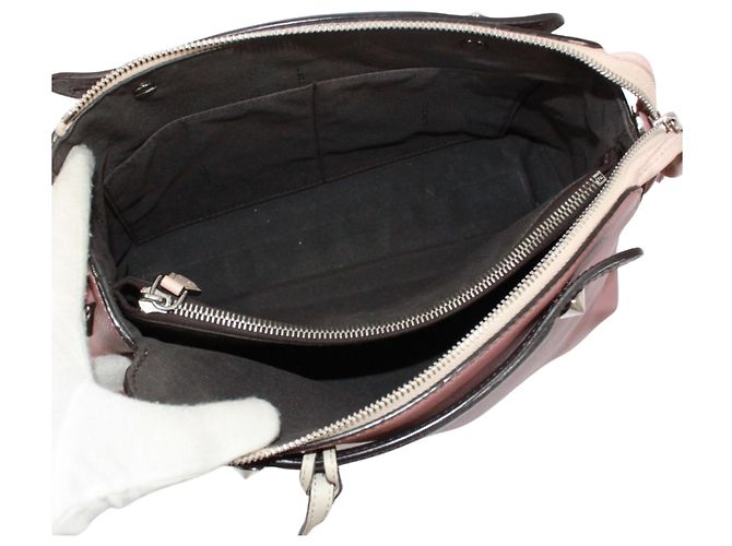 Borsa a Spalla Fendi By The Way Medium Nero Rosa Crudo - vista 7