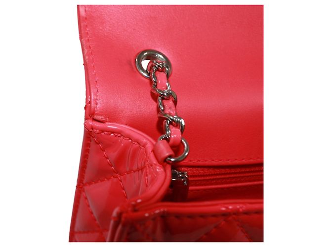 Bolsa de ombro Chanel acolchoada com corrente Rosa - vista 14