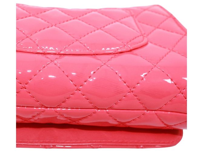 Bolsa de ombro Chanel acolchoada com corrente Rosa - vista 19