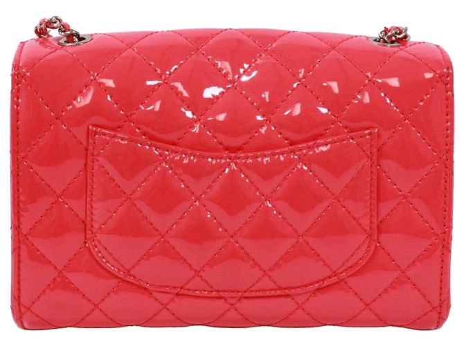 Bolsa de ombro Chanel acolchoada com corrente Rosa - vista 3