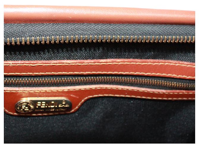 Borsa Mini Boston FENDI Marrone Nero Cachi - vista 11