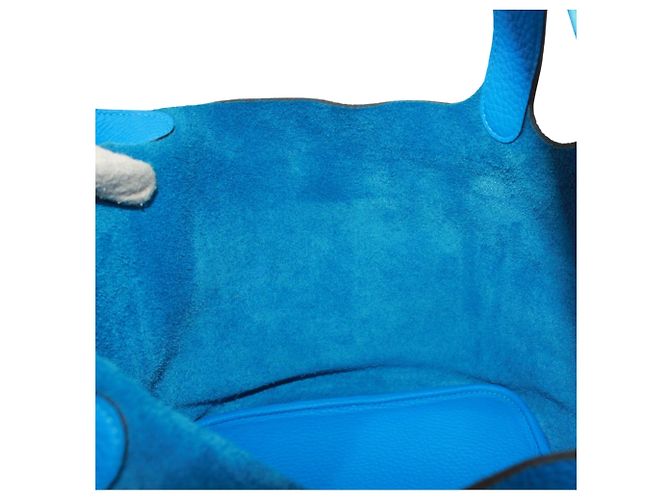Hermès Bolso Hermes Picotin Lock MM Azul - vista 10