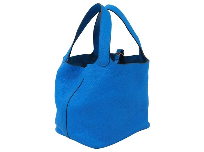 Hermès Bolso Hermes Picotin Lock MM Azul - vista 2