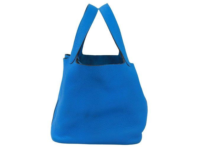 Hermès Bolso Hermes Picotin Lock MM Azul - vista 3