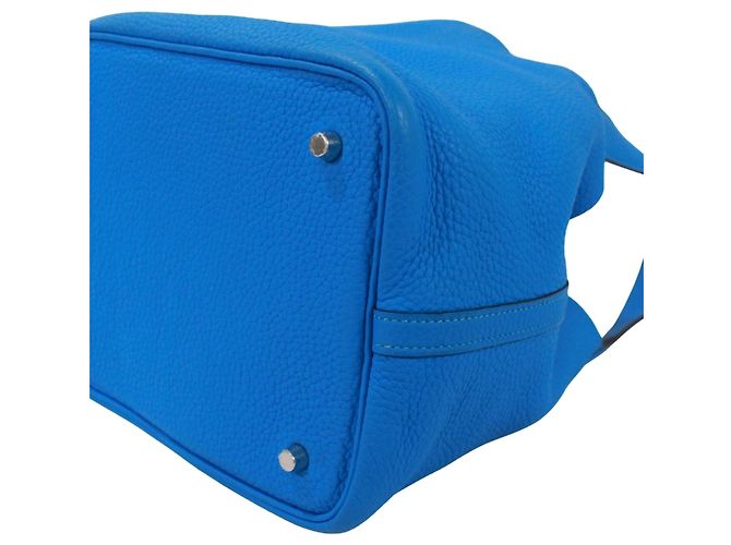 Hermès Bolso Hermes Picotin Lock MM Azul - vista 5