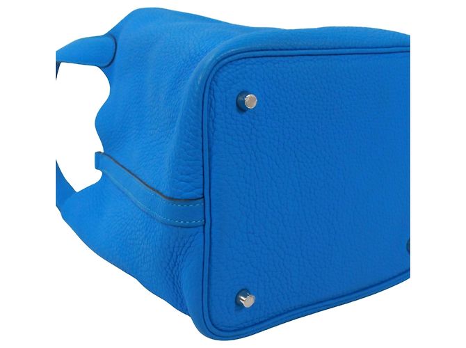 Hermès Bolso Hermes Picotin Lock MM Azul - vista 6