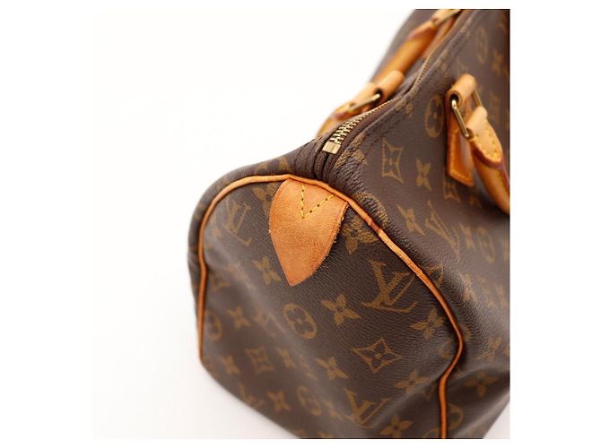 Louis Vuitton Speedy 30 Monogram Canvas Marrone Monogramma - vista 10