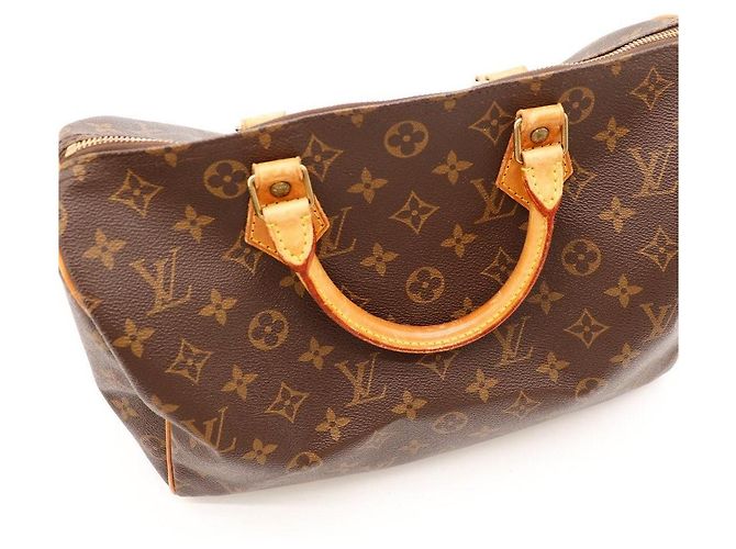Louis Vuitton Speedy 30 Monogram Canvas Marrone Monogramma - vista 11