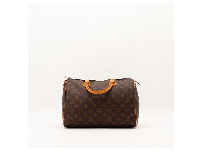 Louis Vuitton Speedy 30 Monogram Canvas Marrone Monogramma - vista 4