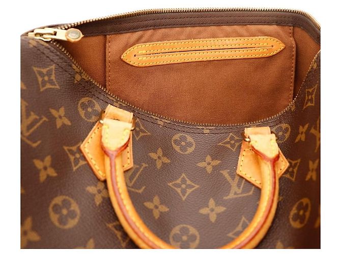Louis Vuitton Speedy 30 Monogram Canvas Marrone Monogramma - vista 7