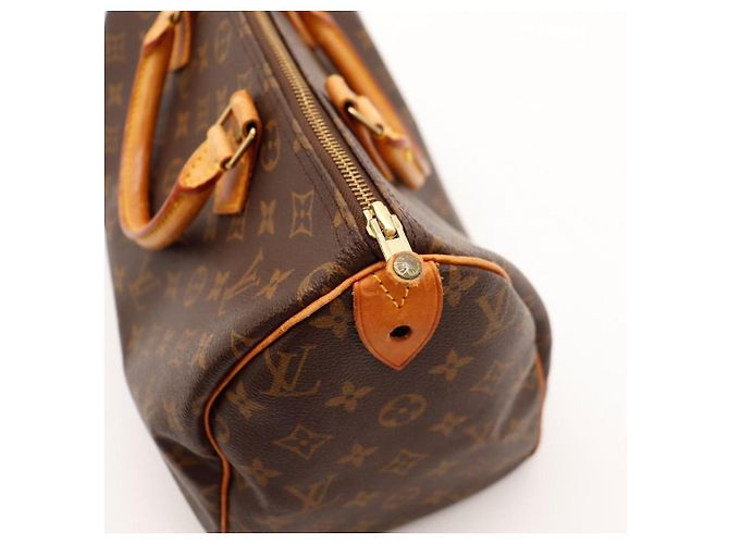 Louis Vuitton Speedy 30 Monogram Canvas Marrone Monogramma - vista 9