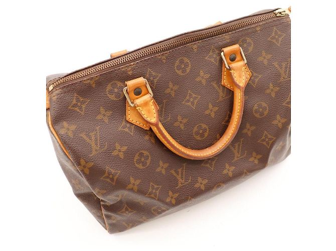 Louis Vuitton Speedy 30 Monogram Canvas Handtasche Braun Monogramm - Ansicht 12