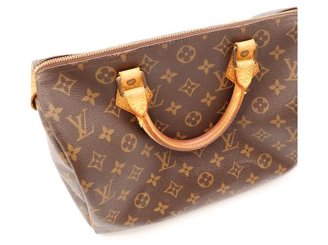 Louis Vuitton Speedy 30 Monogram Canvas Marrone Monogramma - vista 12