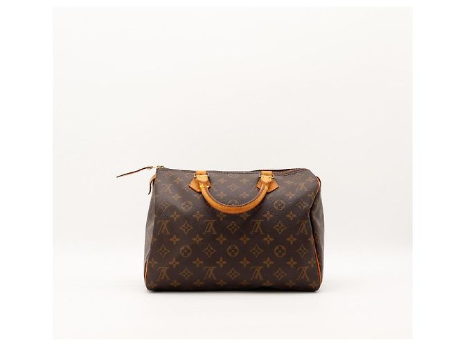 Louis Vuitton Speedy 30 Monogram Canvas Marrone Monogramma - vista 4