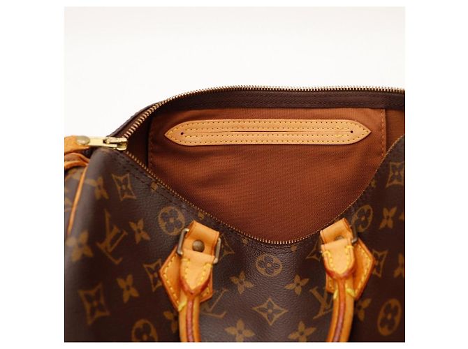 Louis Vuitton Speedy 30 Monogram Canvas Marrone Monogramma - vista 7