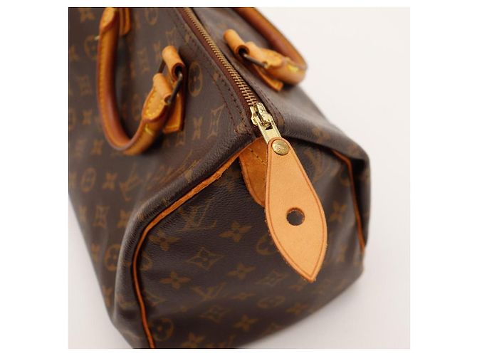 Louis Vuitton Speedy 30 Monogram Canvas Marrone Monogramma - vista 9