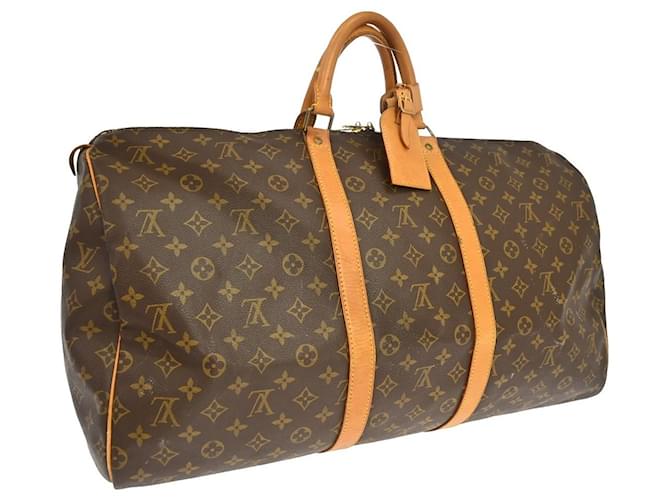 Louis Vuitton Keepall Monogram Canvas 55 Marrone - vista 2