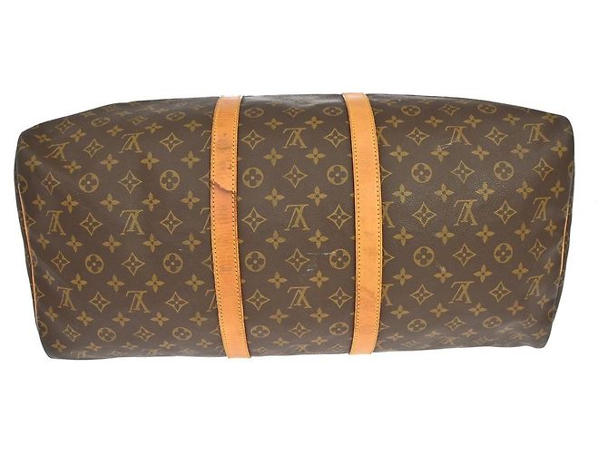 Louis Vuitton Keepall Monogram Canvas 55 Marrone - vista 7