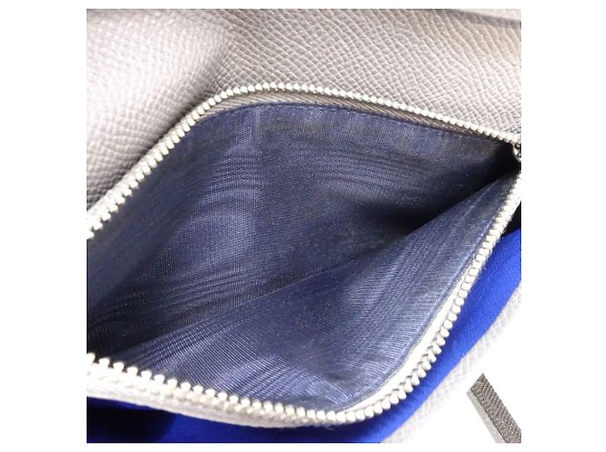 Bulgari Cartera larga de cuero gris Bvlgari Castaño - vista 10