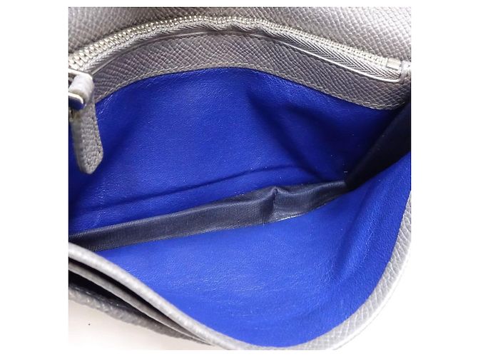 Bulgari Cartera larga de cuero gris Bvlgari Castaño - vista 8